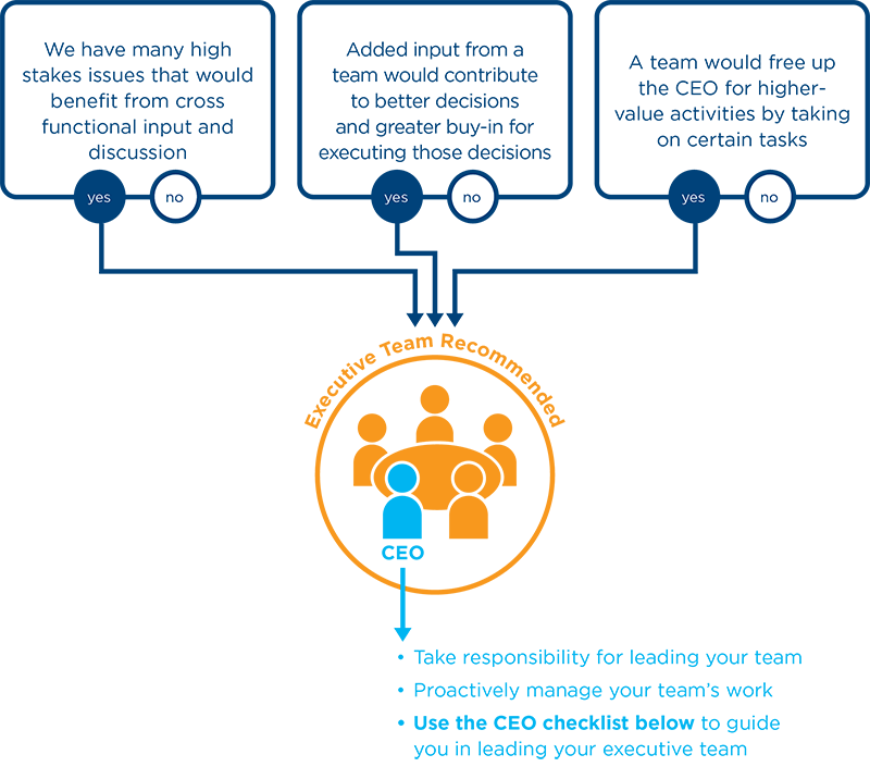 Executive team need flowchart