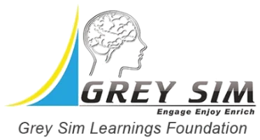 Grey Sim Learning logo
